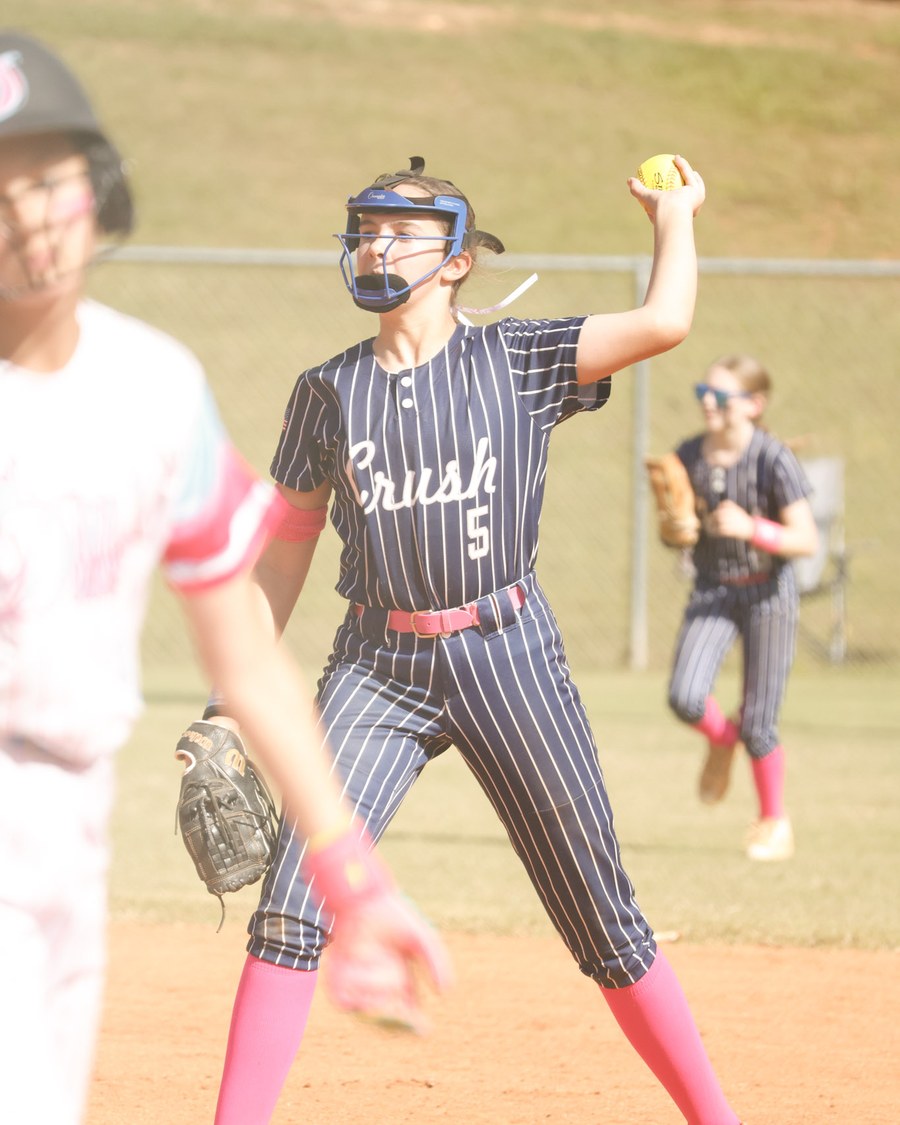 Dylan, #5 in game action for West Cobb Crush 2032
