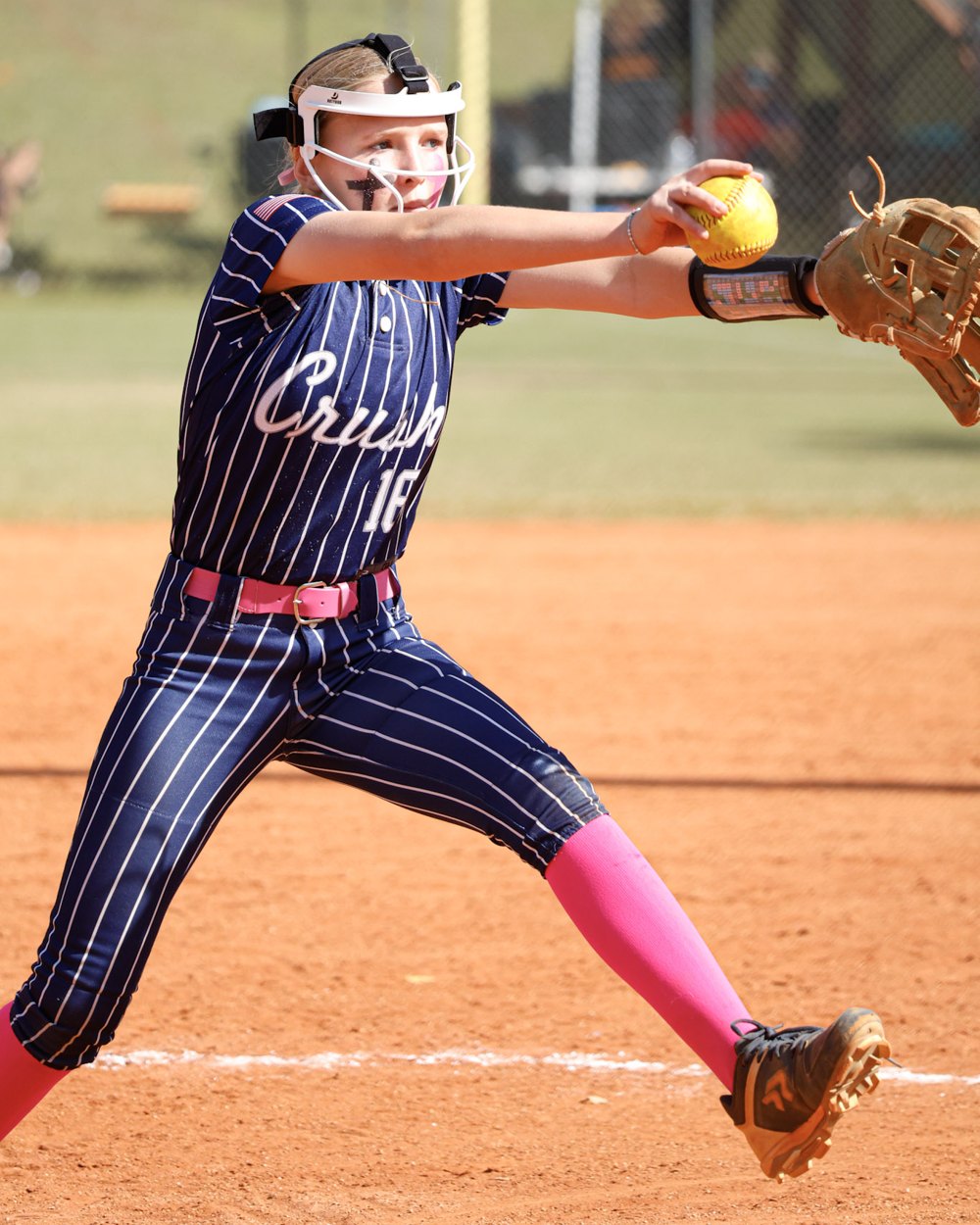 Shannon, #16 in game action for West Cobb Crush 2032